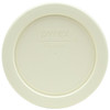 Pyrex 7202-PC Sour Cream Colored Round Plastic Food Storage Replacement Lid Cover (4-Pack)
