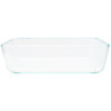 Pyrex (1) 7210 3-Cup Glass Food Storage Dish & (1) 7210-PC Plum Purple Plastic Lid