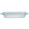 Pyrex C-233 3qt Easy Grab Glass Food Storage Baking Dish (4-Pack)