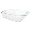 Pyrex 222 Square Clear Glass Food Storage Casserole Baking Dish (2-Pack)