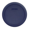 Pyrex 7201 Round 4-Cup Glass Food Storage Bowl w/ 7201-PC Dark Blue Lid Cover (2-Pack)