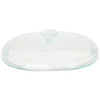 Corningware FS2 2.5qt/2.35L Oval French White Casserole Dish & DC1.5C Fluted Oval Clear Glass Lid