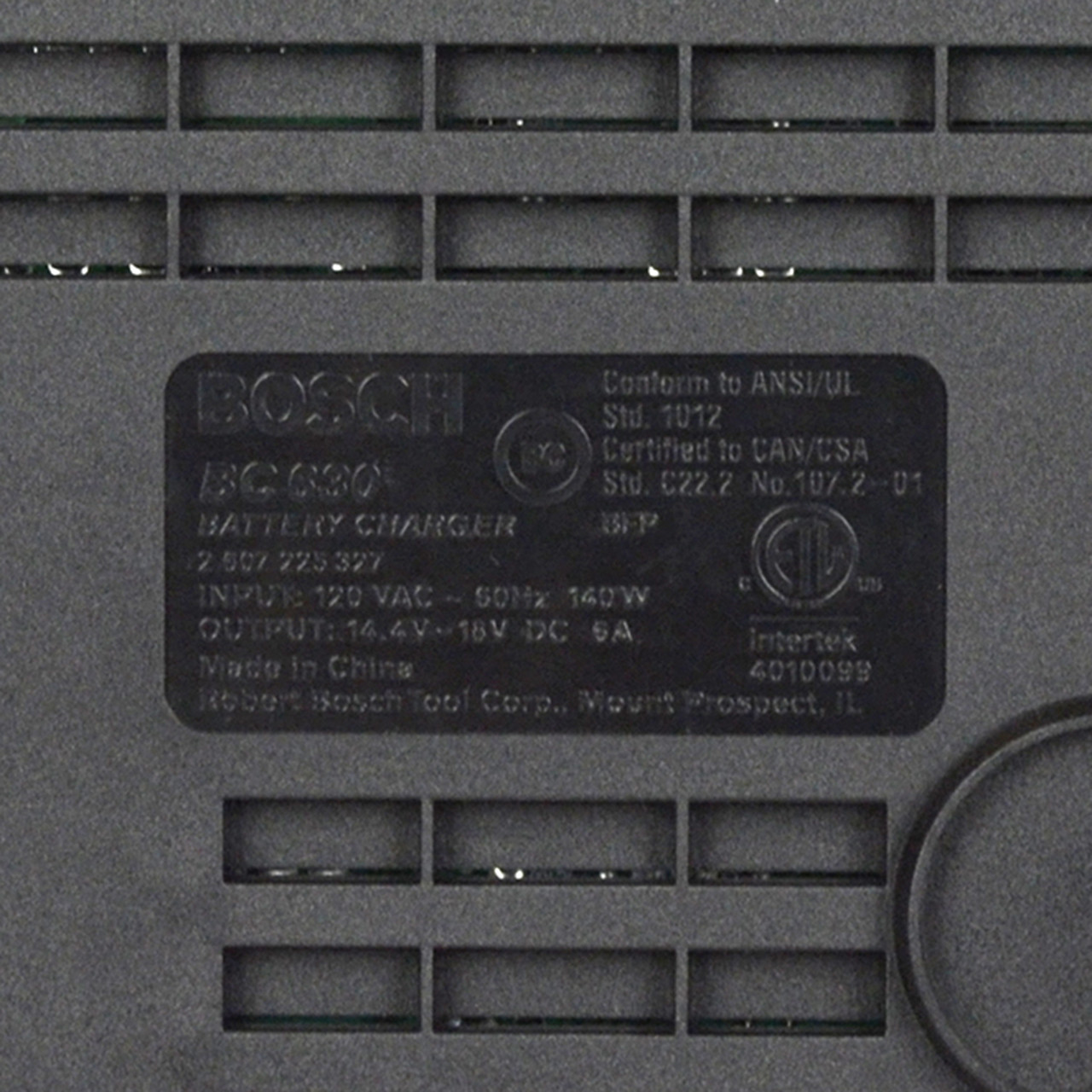 Bosch BC630 14.418V Charger Helton Tool & Home