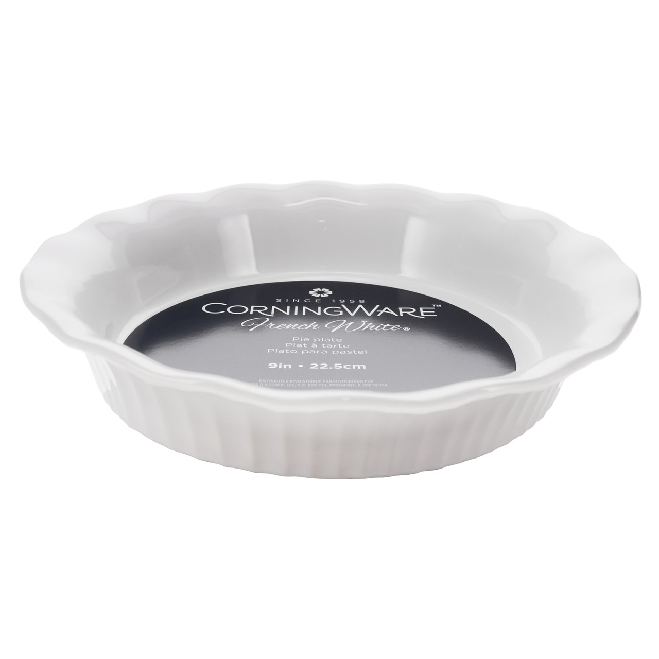 CorningWare French White Pie Plate - Thumbnail 4
