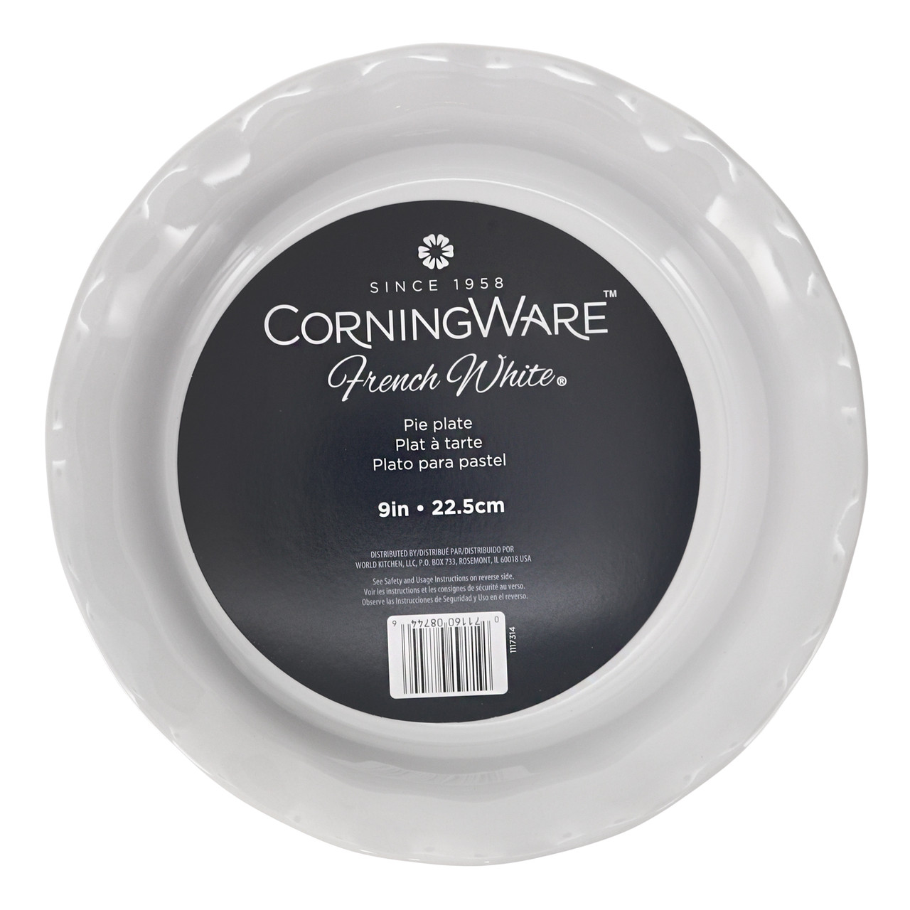 CorningWare French White Pie Plate