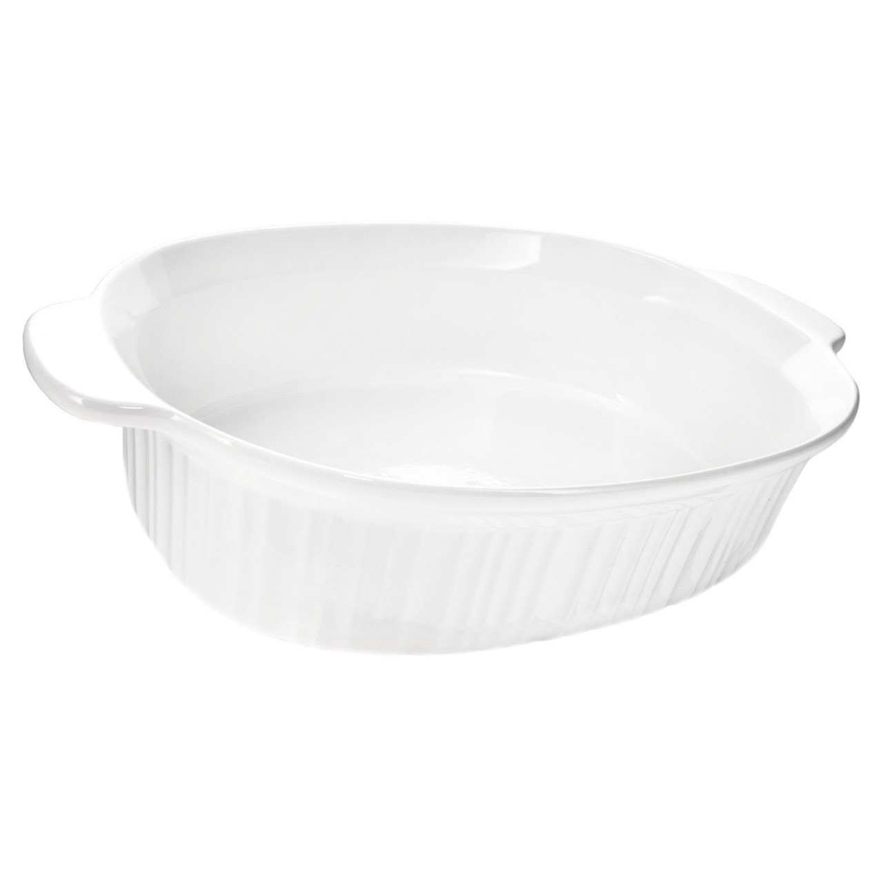 Corningware FS14 qt L French White Oval Casserole Roaster