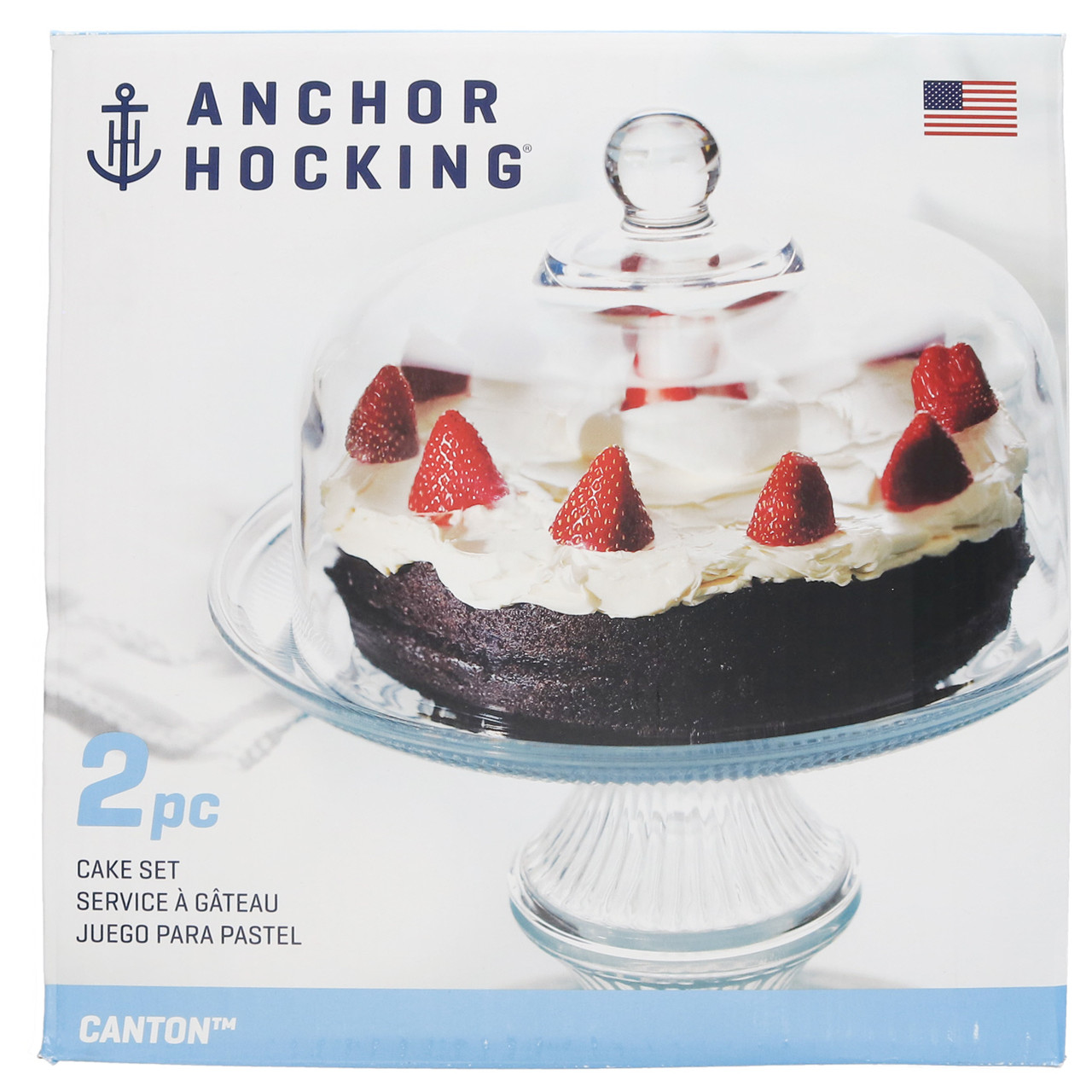 Cake Dome Anchor Hocking Cake Set Lid Anchor Hocking Savannah Cake