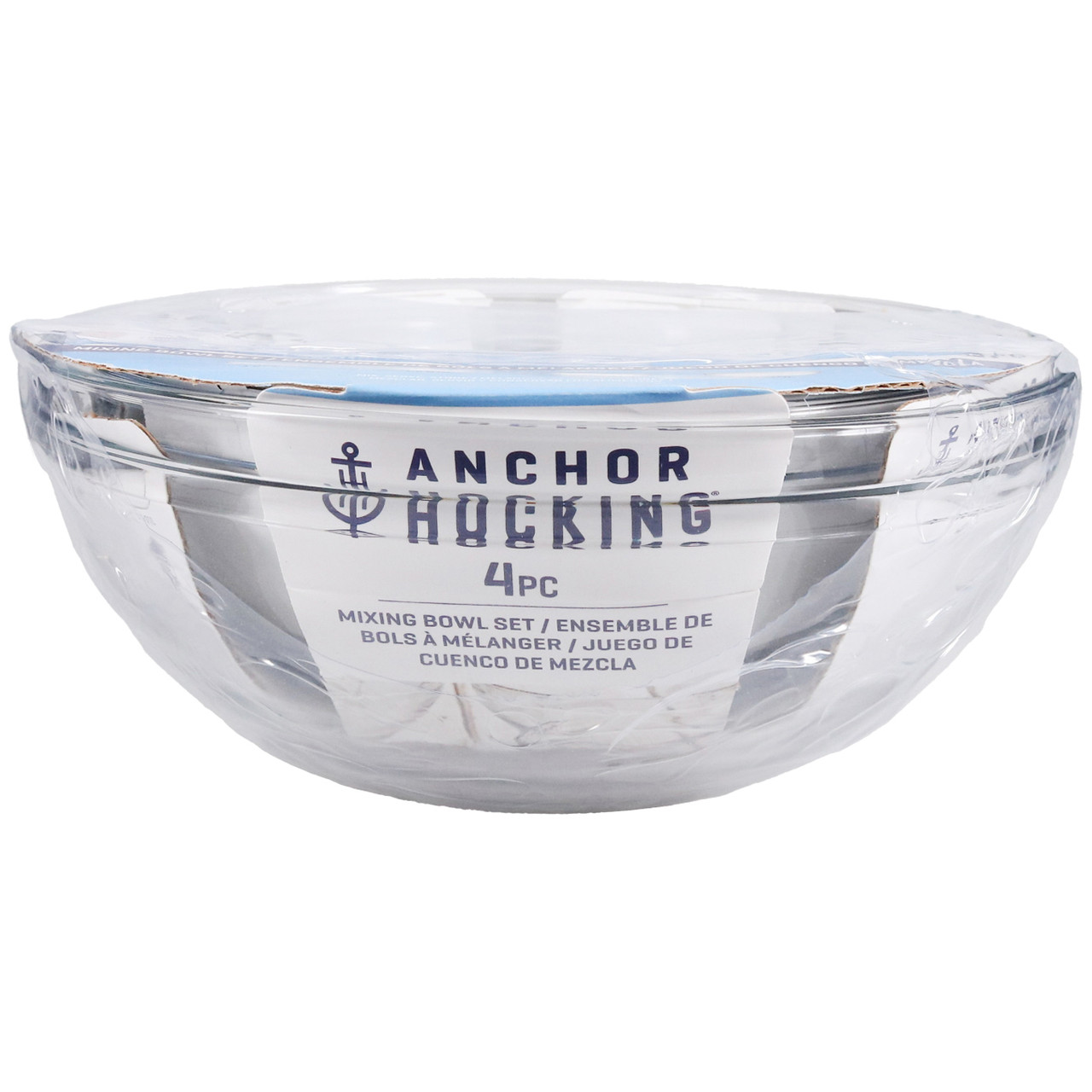 Anchor Hocking 4-Piece Mixing Bowl Set | Helton Tool & Home