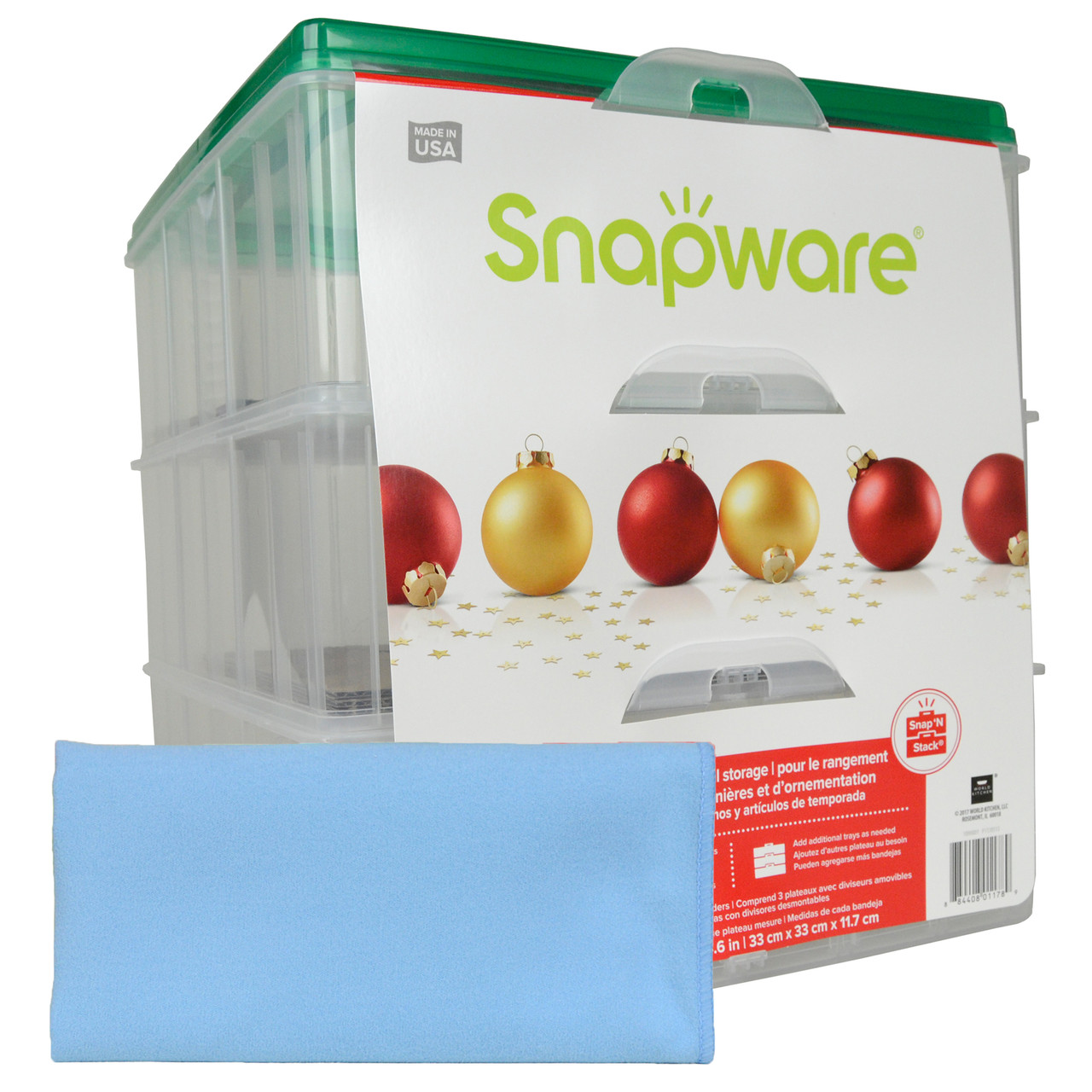 UPC 884408011789 - Snapware 12x12 Ornament Keeper, 3 layer