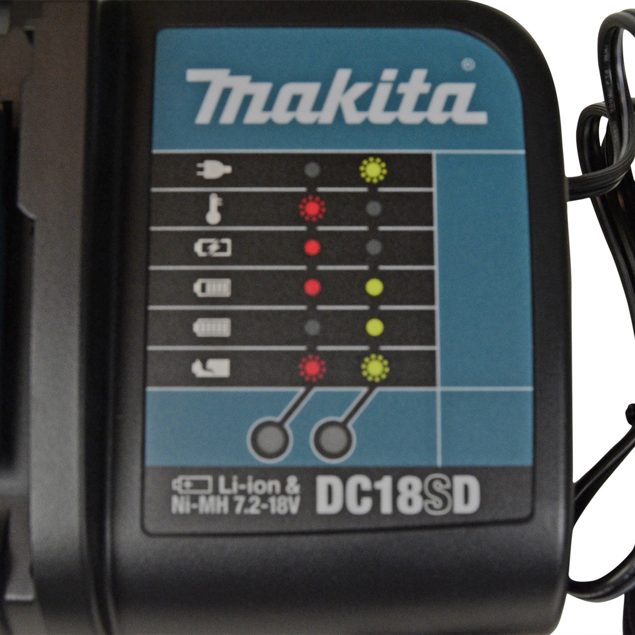 MAKITA DC18SD CARGADOR DE BATERIA 7.2-18V LITIO-ION 120V 630567-0 - Tool  Solutions