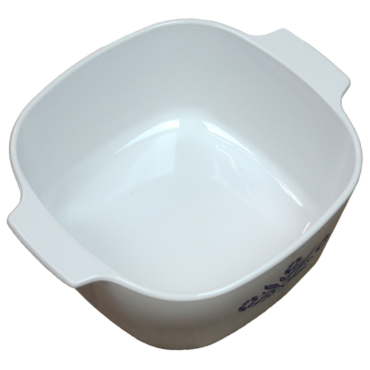 blue and white oven dish