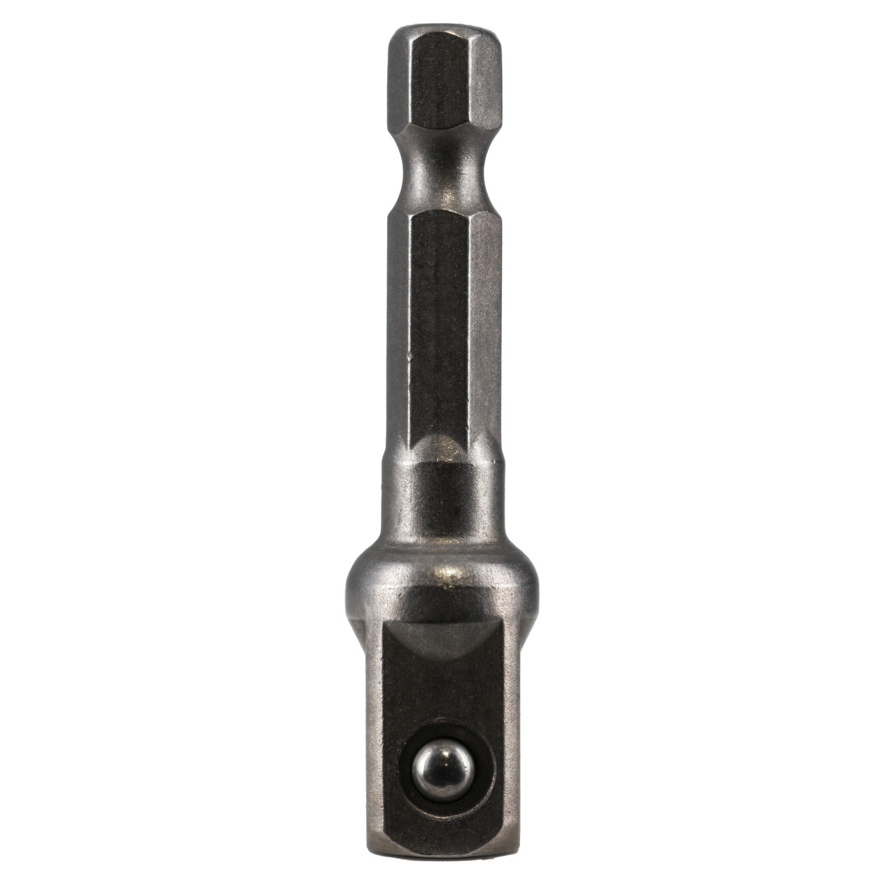Heavy Duty Socket Adapter Set - Hex Shank To 1/4", 3/8", 1/2" Drive, 3-Piece Set For Drills & Impacts