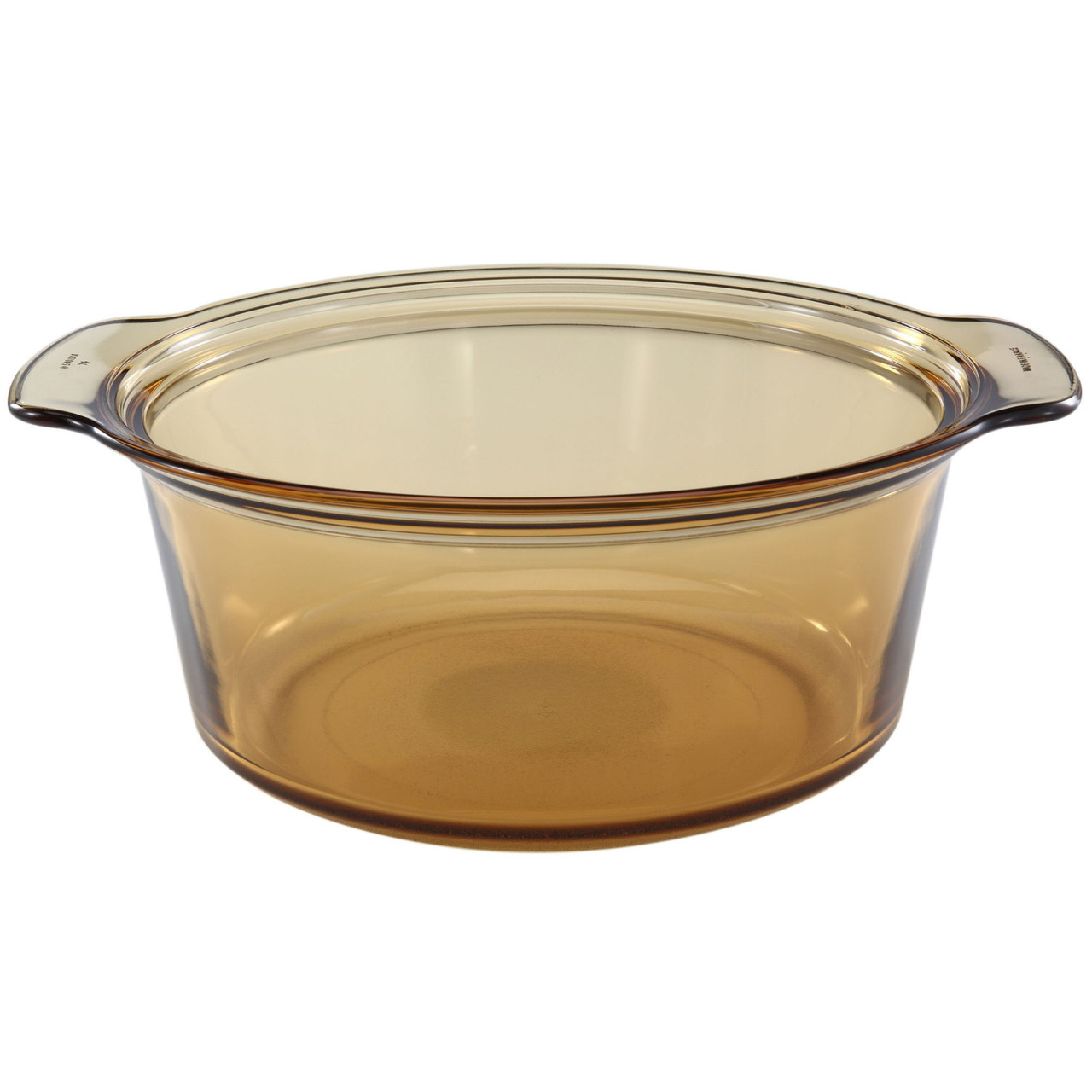 Visions 2.5 Liter Amber Glass Ceramic Saucepan