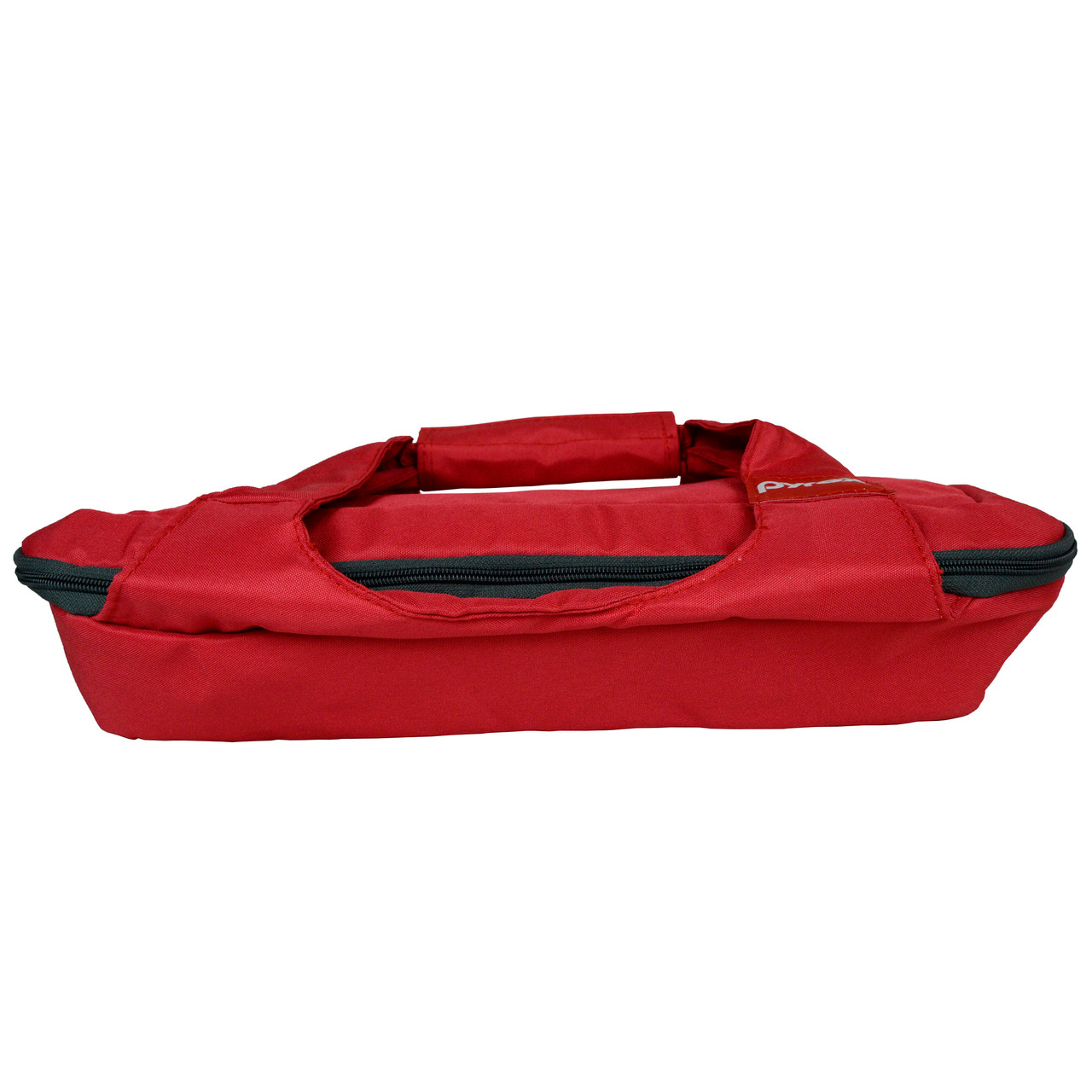 Pyrex Basics 3 Quart Glass Oblong Baking Dish with Red Plastic Lid -13.2 inch x 8.9inch x 2 inch