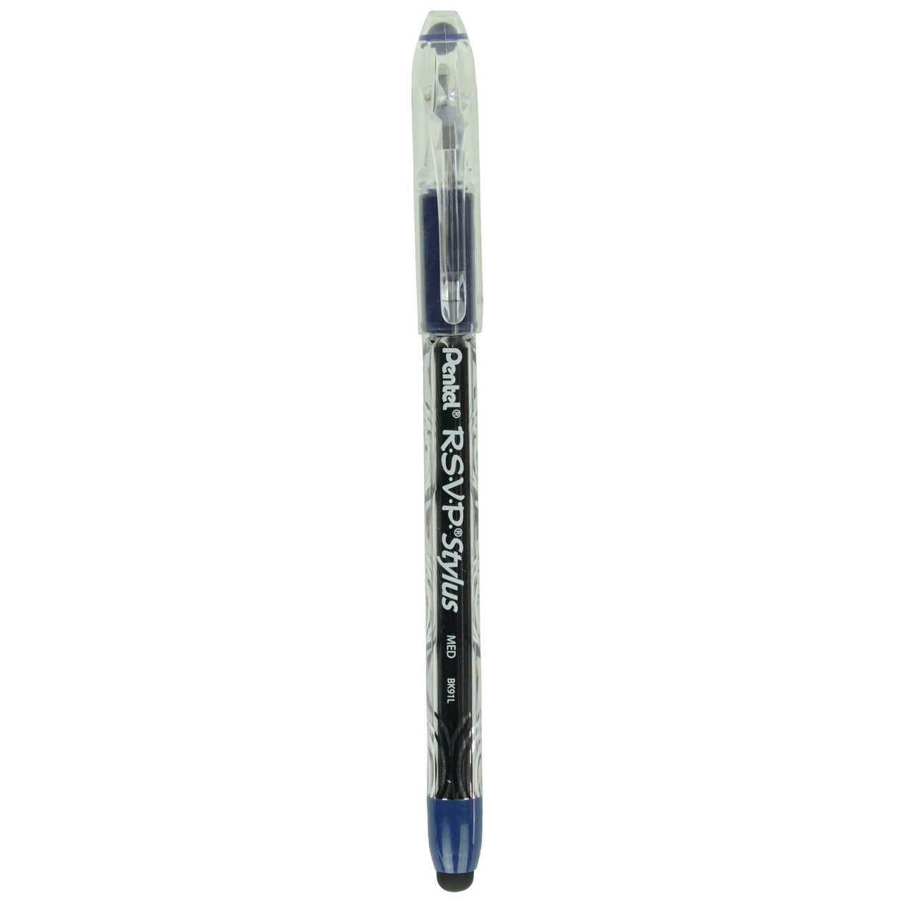 Pentel R.S.V.P. Ball Point Pens, Medium (1.0 mm), Black - 12 pens