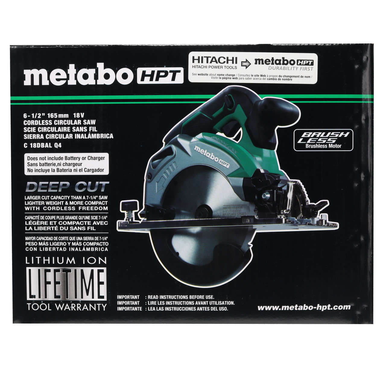 Metabo HPT/Hitachi C18DBALQ4 18V 