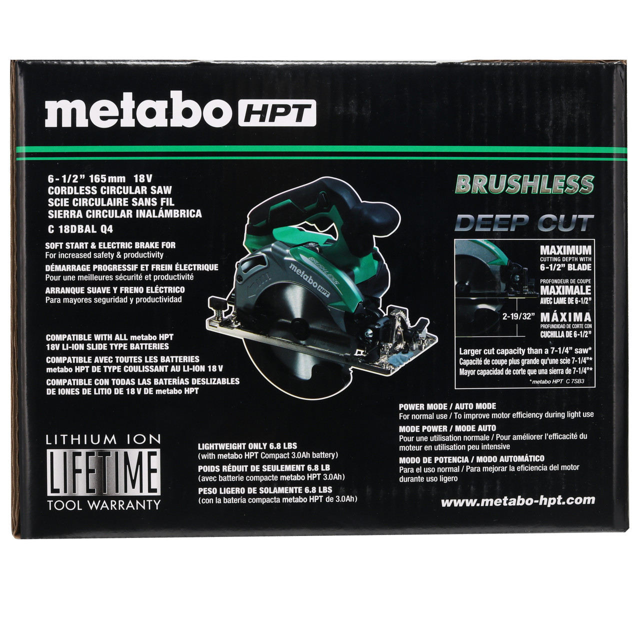 Metabo HPT/Hitachi C18DBALQ4 18V 