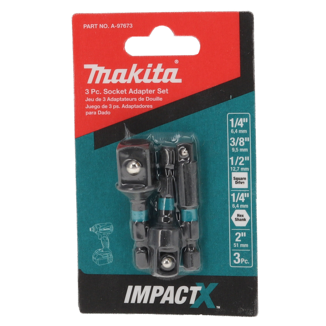 Makita A-97673 ImpactX 2-Inch Socket 
