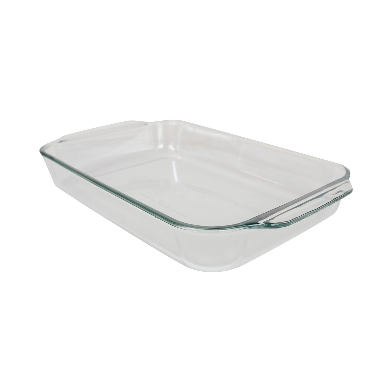 Pyrex Basics 3 Quart Glass Oblong Baking Dish, Clear, 9 x 13