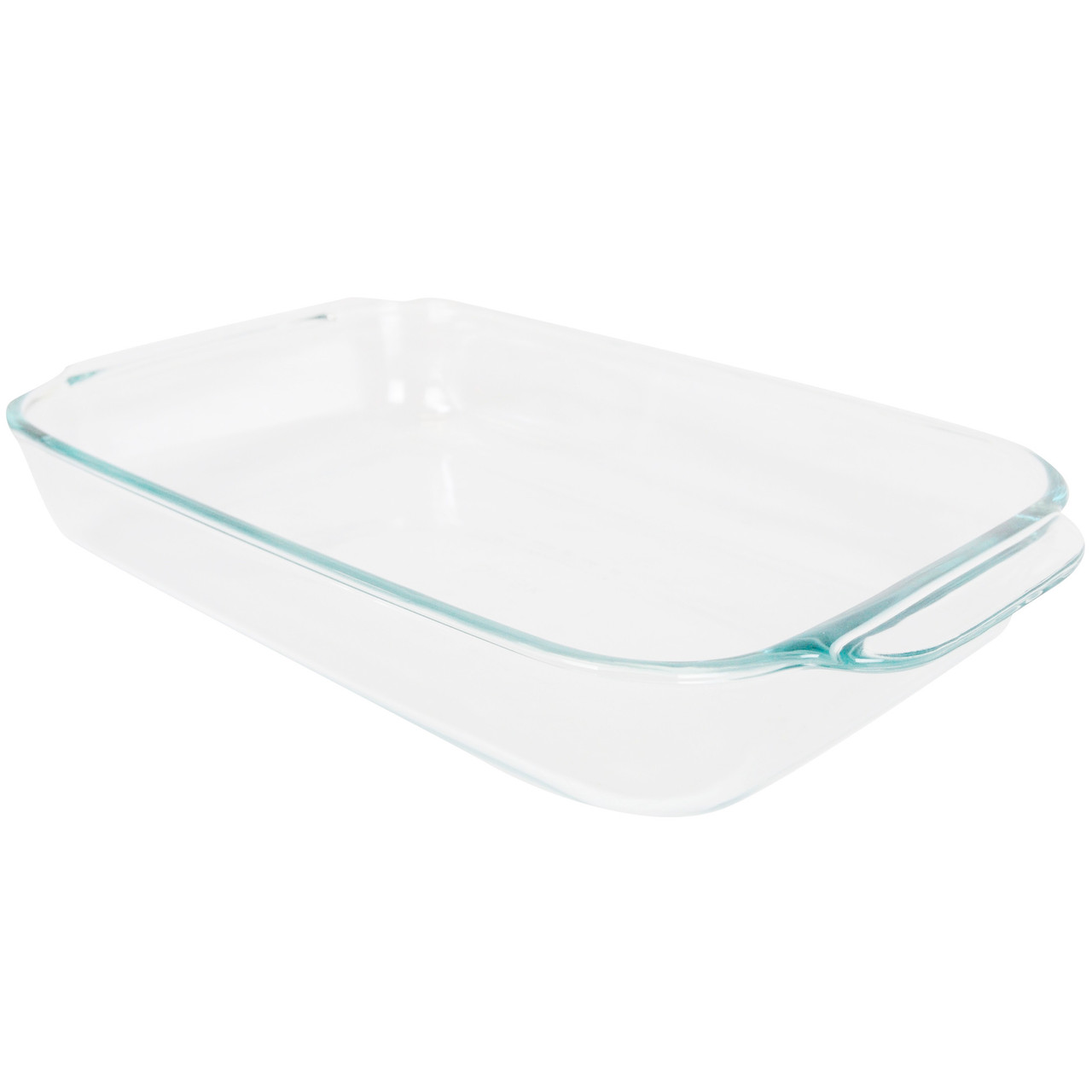 Pyrex (1) 232 2-Quart Rectangle Glass Baking Dish & (1) 232-PC Red Plastic  Lid