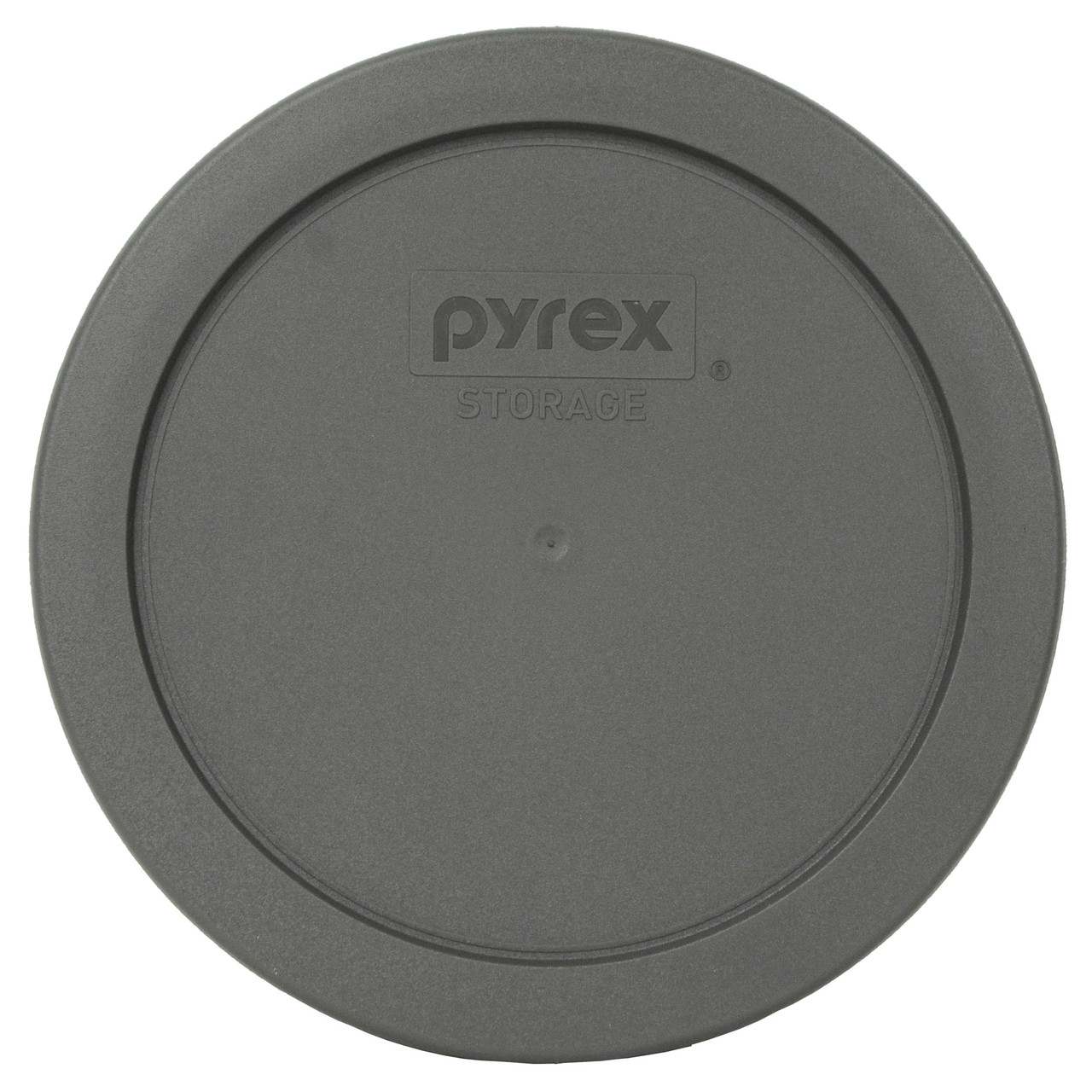 Pyrex (4) 7201 4-Cup Glass Bowls & (4) 7201-PC Puddle Gray Lids