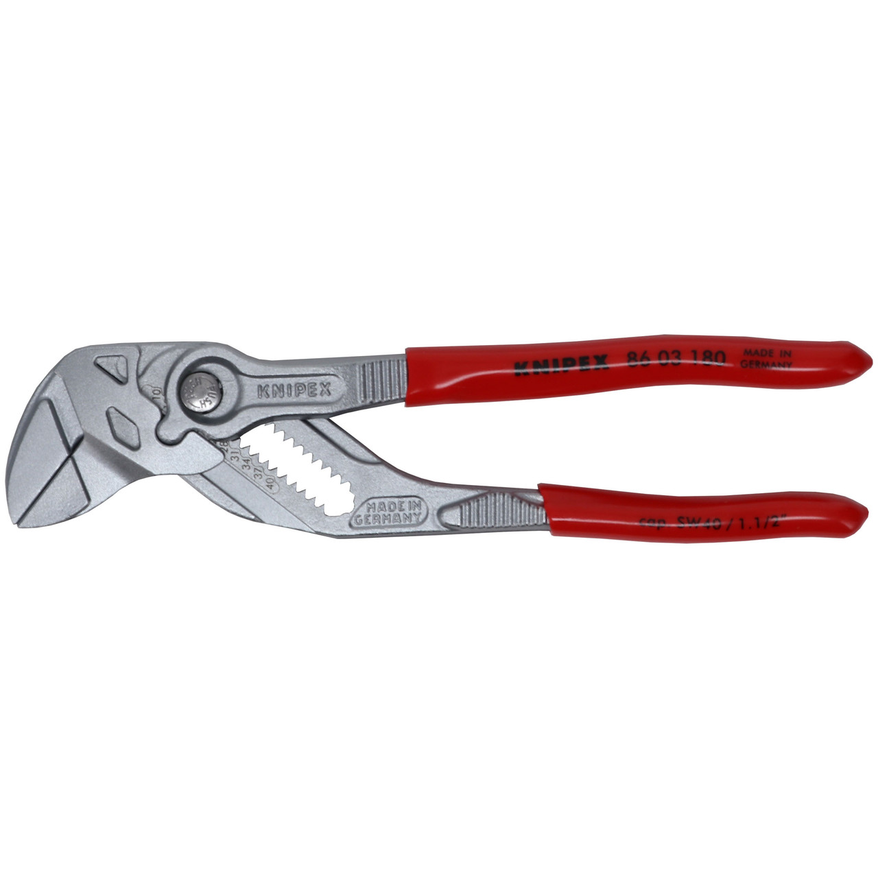 Knipex 86 03 180 7-1/4 in Straight Smooth Jaw Wrench and Pliers (2