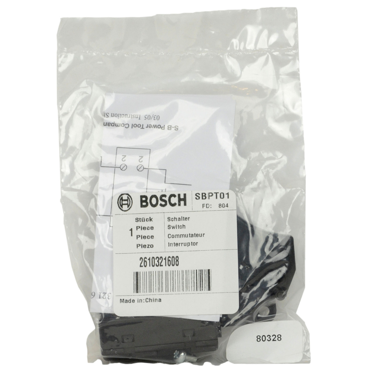 Bosch Skil 2610321608 On/Off Trigger Switch OEM Replacement Tool Part  (2-Pack)