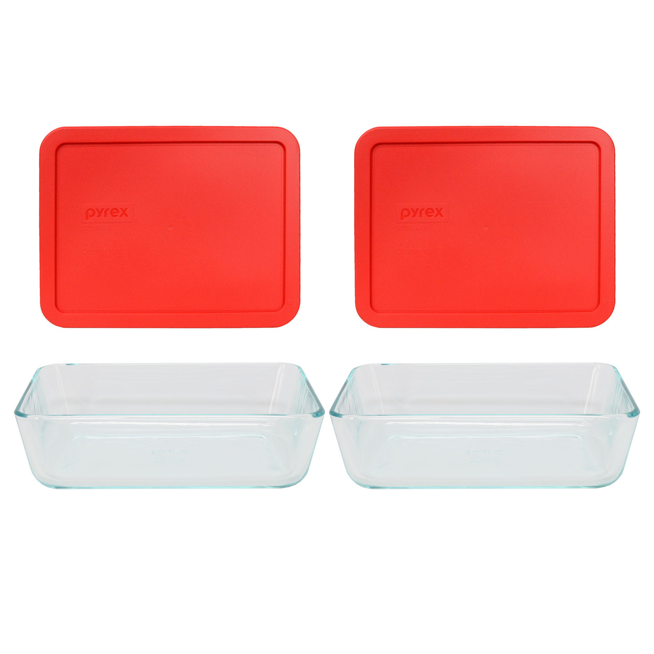 Pyrex Value Pack 6-pc. Rectangular Food Storage Set