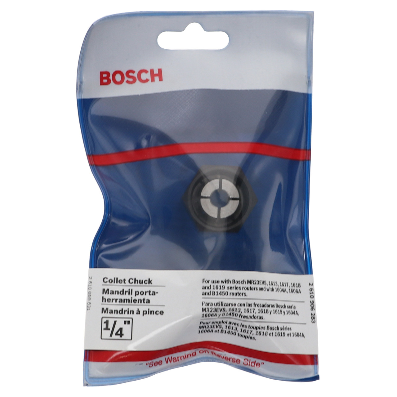 Bosch 2610906283 1 4 in Collet Chuck for 1613 1617 1618 1619