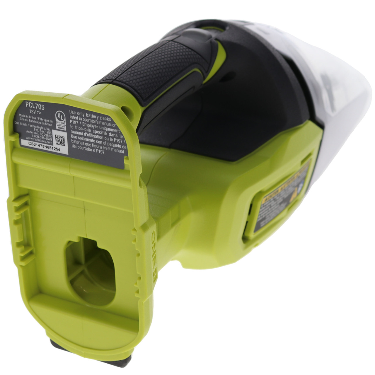 RYOBI 18V ONE+ Multi-Surface Handheld Vacuum Kit - PCL705K