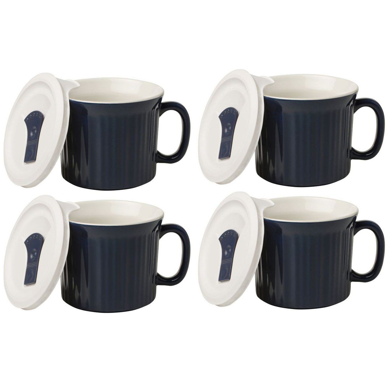Complete Home Plastic Soup Mug Blue