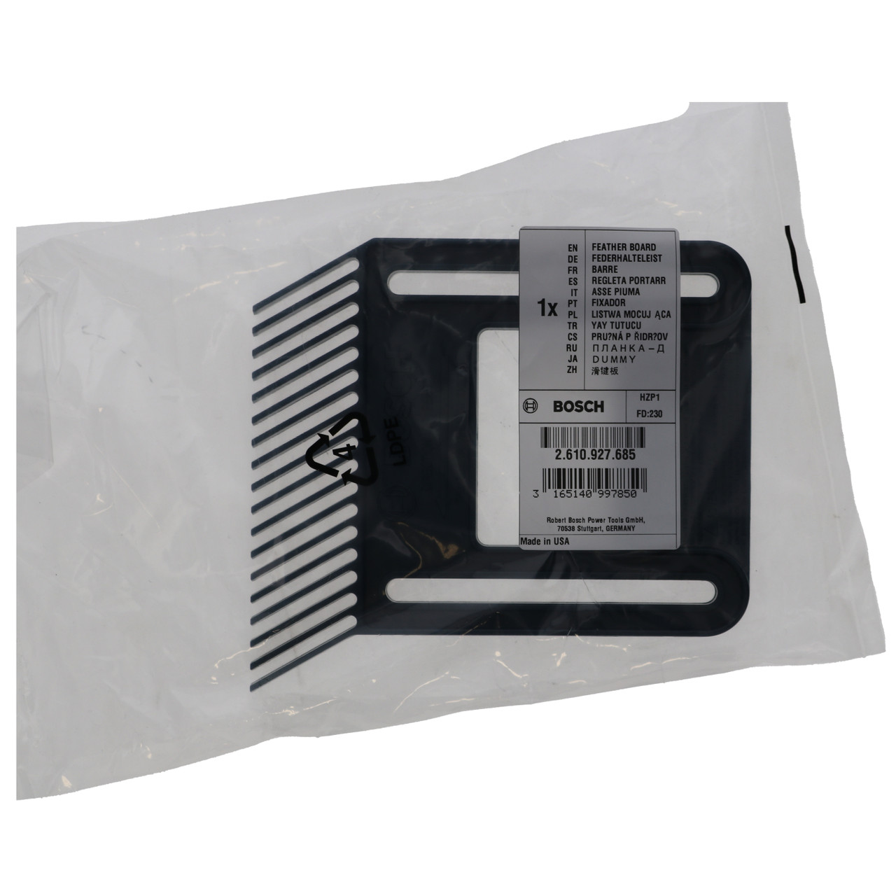 Bosch 2610927685 Replacement Feather Board Part for Tool Models RA1171 and RA1181 Helton Tool