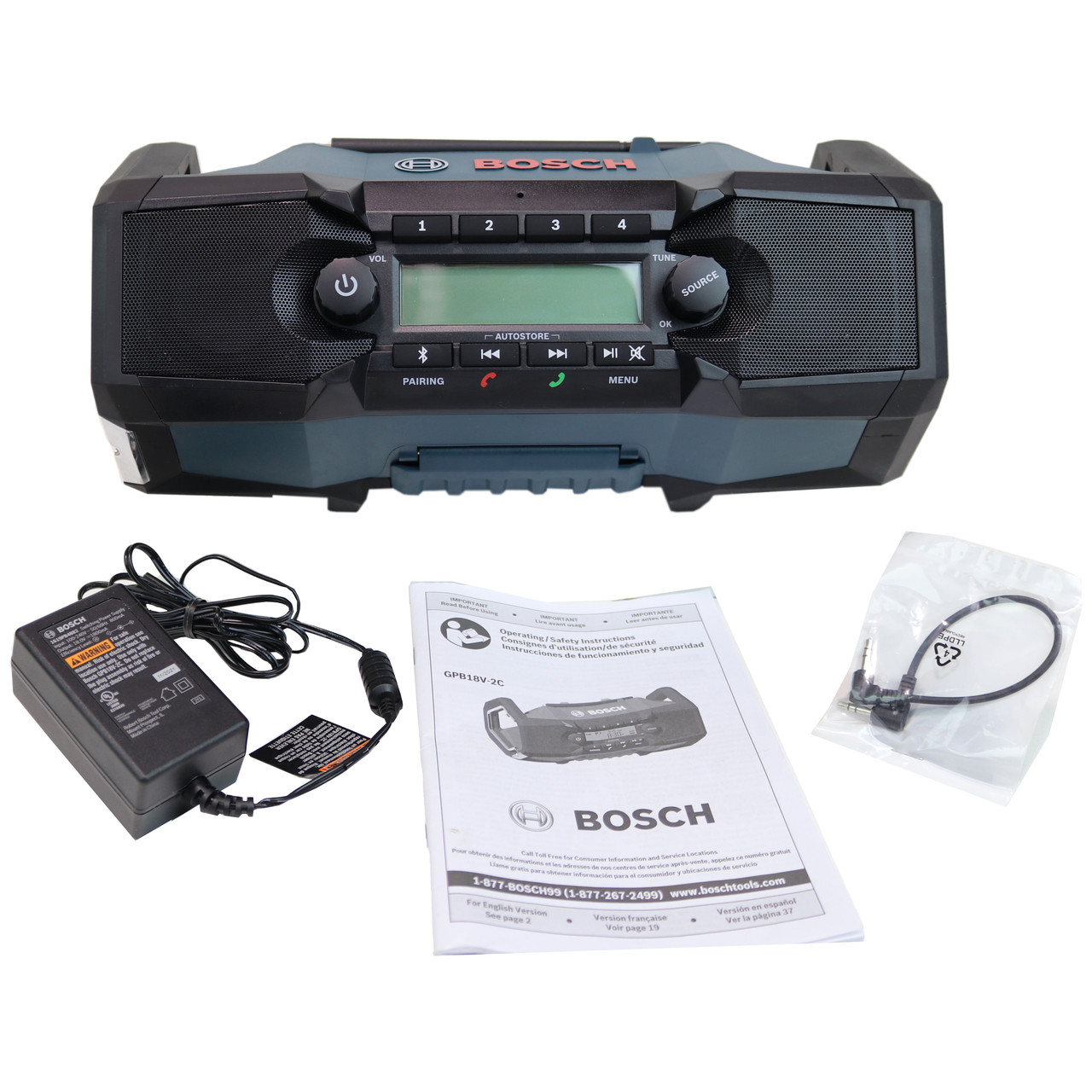 Bosch GPB18V 2CN RC 18V Radio with Bluetooth RECON Helton tool