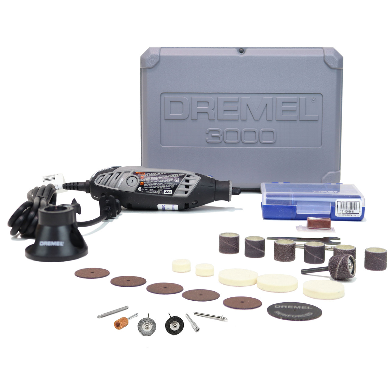 Dremel 3000 Value Pack Corded Rotary Tool Kit w/ Bonus 52 Piece Accessories
