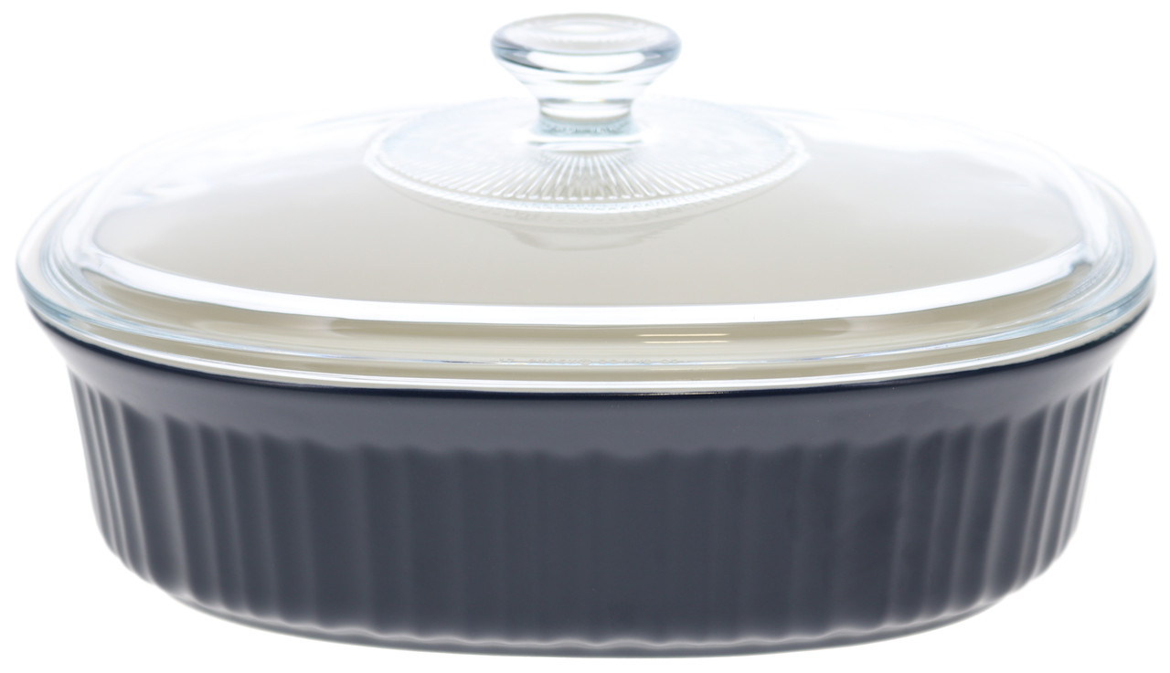 CorningWare 2.5qt/2.3L French Colors Navy Blue Baking Dish with