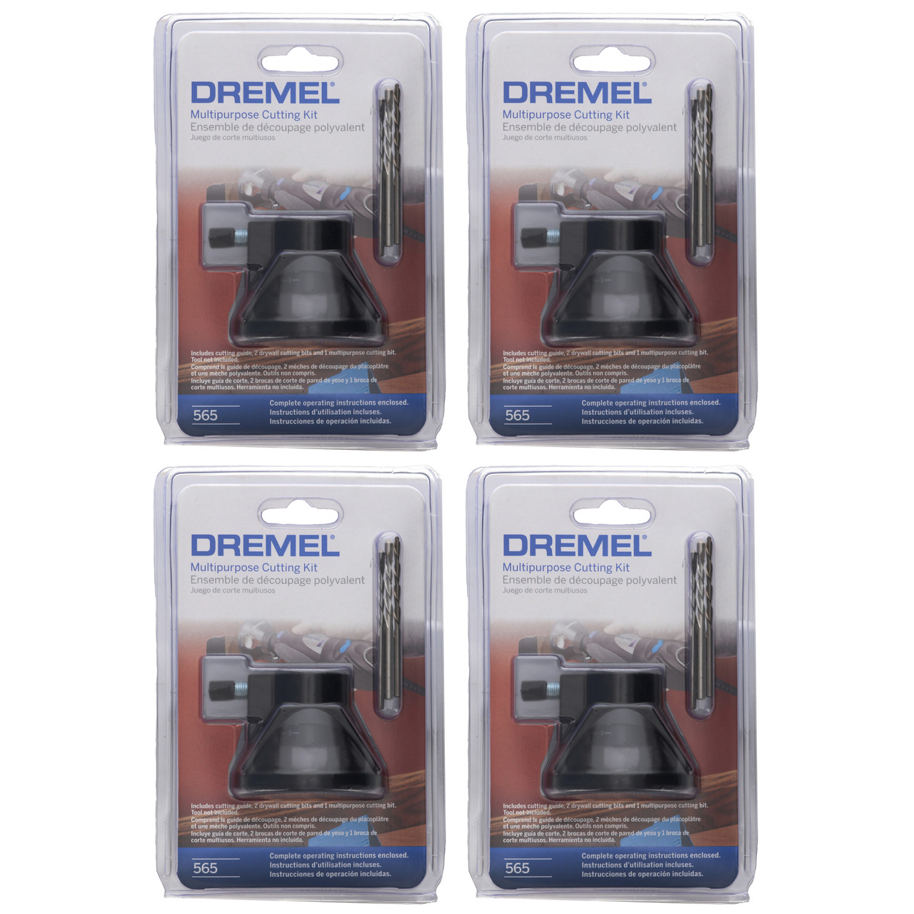Dremel A550 Rotary Tool Shield Attachment Kit for Rotary Tool Models – 4- Pack