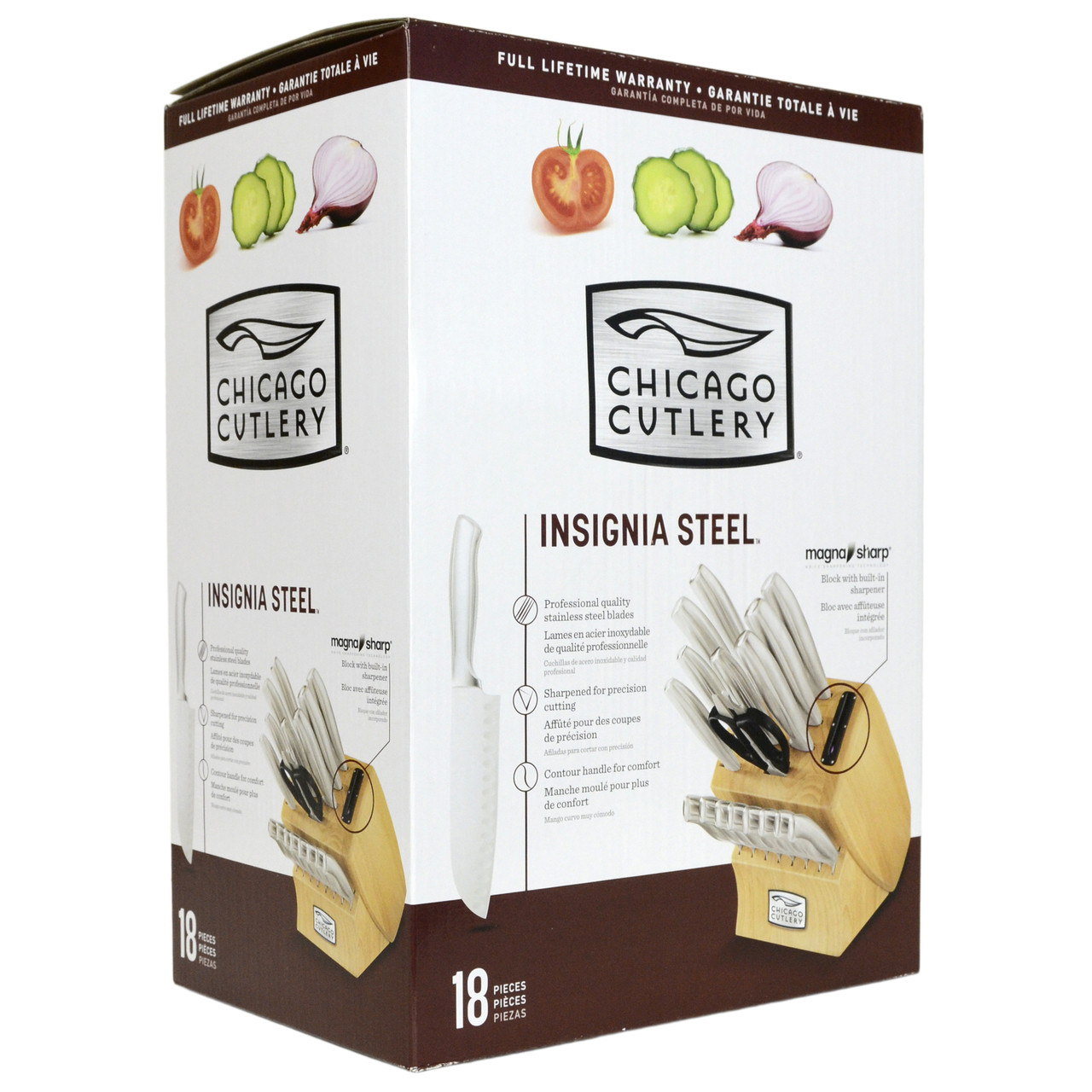 Chicago Cutlery Insignia 18pc Steel Knife Set