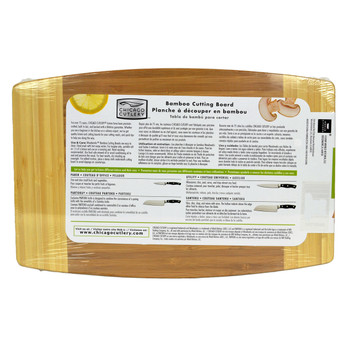 Chicago Cutlery Woodworks Bamboo Cutting Board with Juice Groove
Chicago Cutlery Woodworks Bamboo Cutting Board with Juice Groove