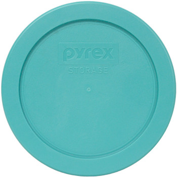 Pyrex 7200-PC Turquoise Round Plastic Replacement Lid Cover
