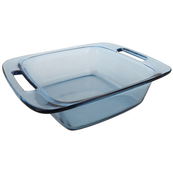 Pyrex C-222 2qt Square Atlantic Blue Glass Food Storage Casserole Baking Dish Pyrex C-222 2qt Square Atlantic Blue Glass Food Storage Casserole Baking Dish