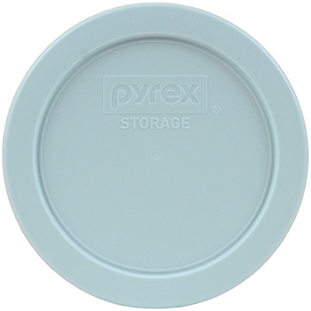 Pyrex (3) 7200-PC Muddy Aqua, (3) 7201-PC Surf Blue, & (3) 7402-PC Marine Blue Plastic Plastic Food Storage Replacement Lids