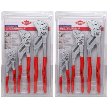 Knipex 00 20 06 US2 3-Piece Plier Wrench Set (2-Pack)
