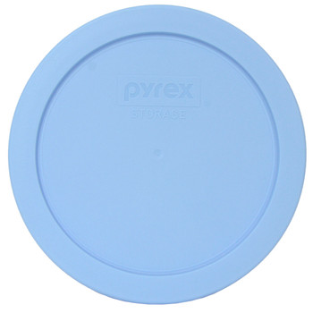 Pyrex 7201-PC Blue Cornflower Round Plastic Replacement Lid Cover (6-Pack)