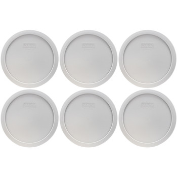 Pyrex 7402-PC Jet Gray Round Plastic Food Storage Replacement Lid Cover (6-Pack) Pyrex 7402-PC Jet Gray Round Plastic Food Storage Replacement Lid Cover (6-Pack)