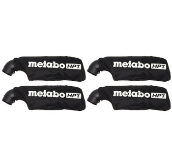 Metabo HPT 373694 Dust Bag Genuine Replacement Tool Part for C10FSHC (4-Pack)