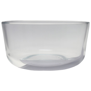 Pyrex 7201 4- Cup Round Glass Food Storage Bowl w/ 7201-PC Muddy Aqua Lid Cover (4-Pack)