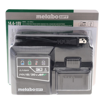 Metabo HPT UC18YSL3 18V Li-Ion Rapid Battery Charger 