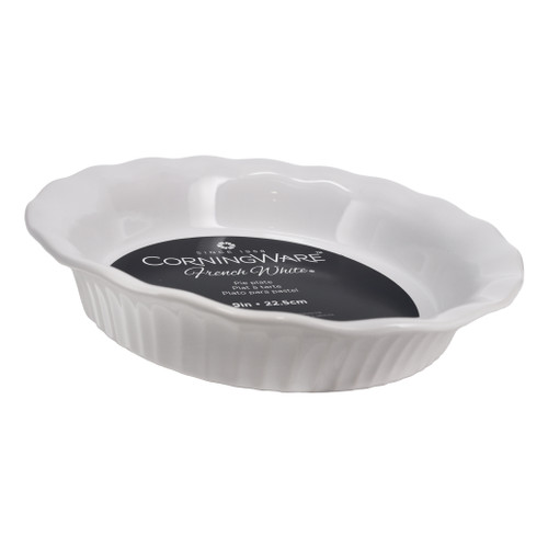 CorningWare FW111 French White 9 in Pie Plate