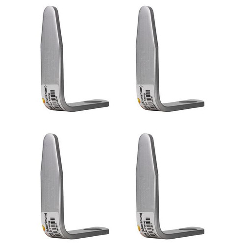 Superior Parts GH9 3/8" Single Hole "L" Shaped Rafter Hook (Aluminum) for Nail Guns SN883CH/28, SN883RH2, SN890CH2 (4-Pack)