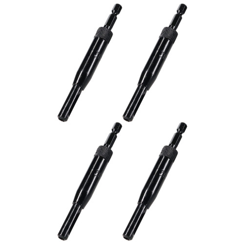 Big Horn 19143 #12 Hex Shank Hinge Bit 11/64” Tool Replacement Part for #12 Screws (4-Pack)